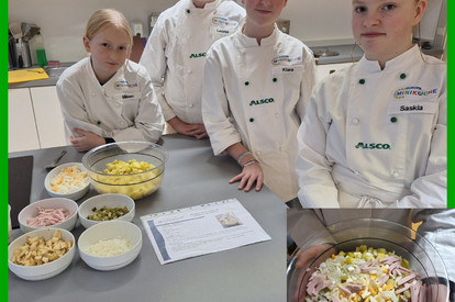 Kartoffelsalat Dresdner Art mit Würstchen