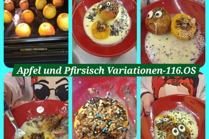 Bratapfel mit Vanillesoße