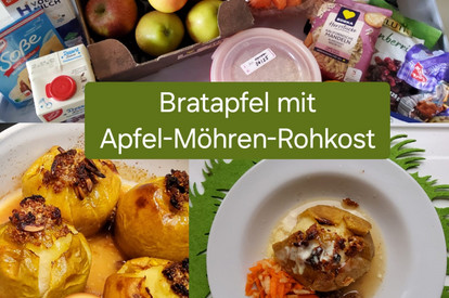 Bratapfel mit Vanillesoße