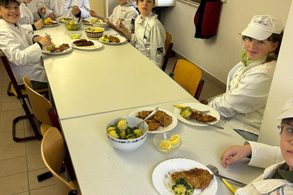 Schnitzel mit Petersilienkartoffeln