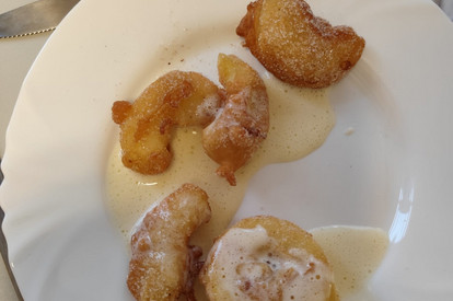 Apfelküchle oder Apfelbeignets